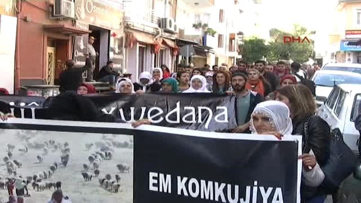 Aydın\'da \'Kobani\' Yürüyüşüne Tepki