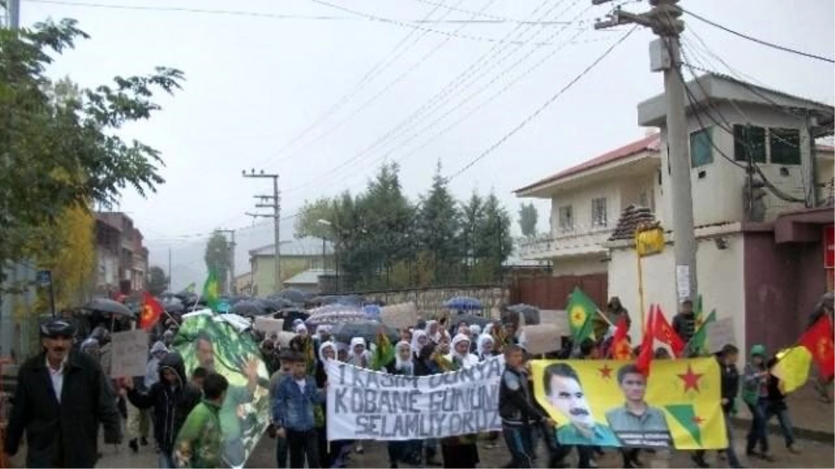 Beytüşşebap\'ta Kobani Yürüyüşü