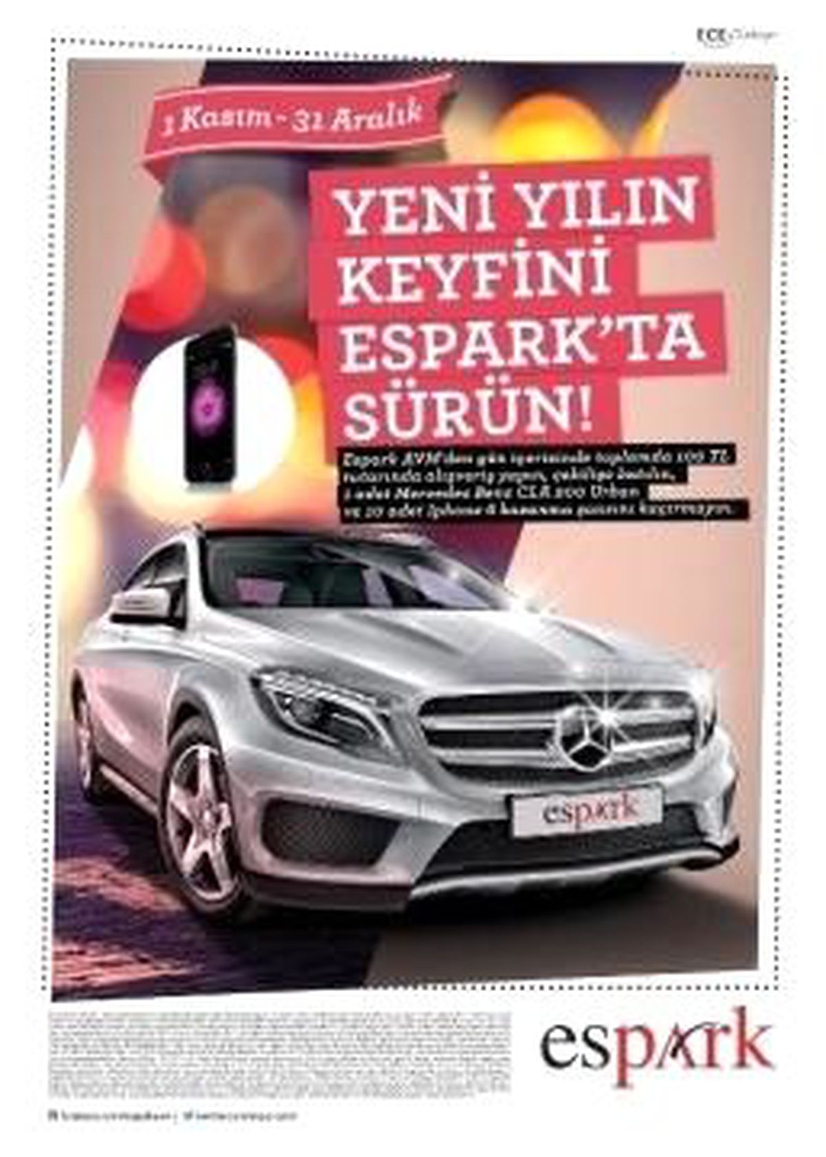 Espark\'tan Vatandaşlara Yeni Yıl Hediyesi
