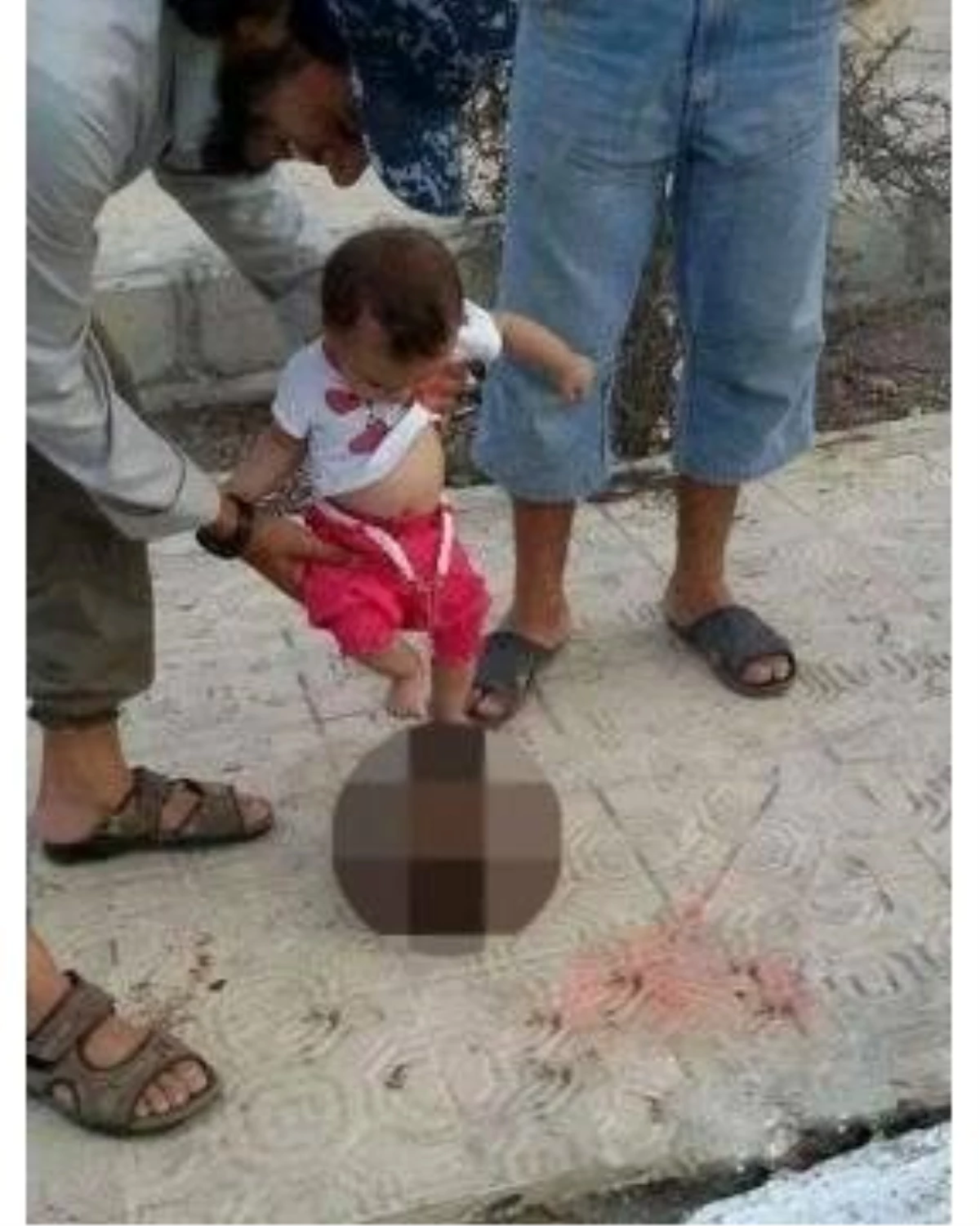 IŞİD, Kesik Başı Bebeğe Tekmeletti