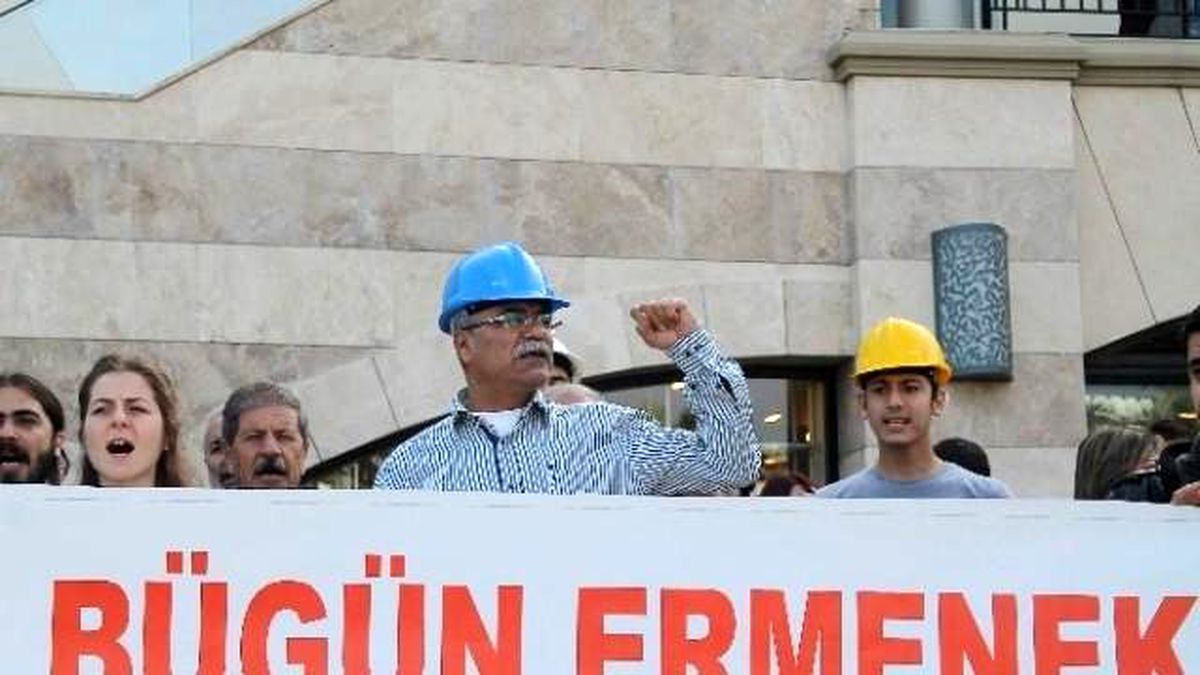 Mersin\'de \'Ermenek\' Protestosu