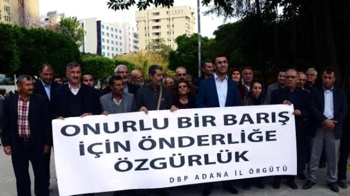 Adana DBP\'den \'Öcalan\'a Özgürlük\' Eylemi