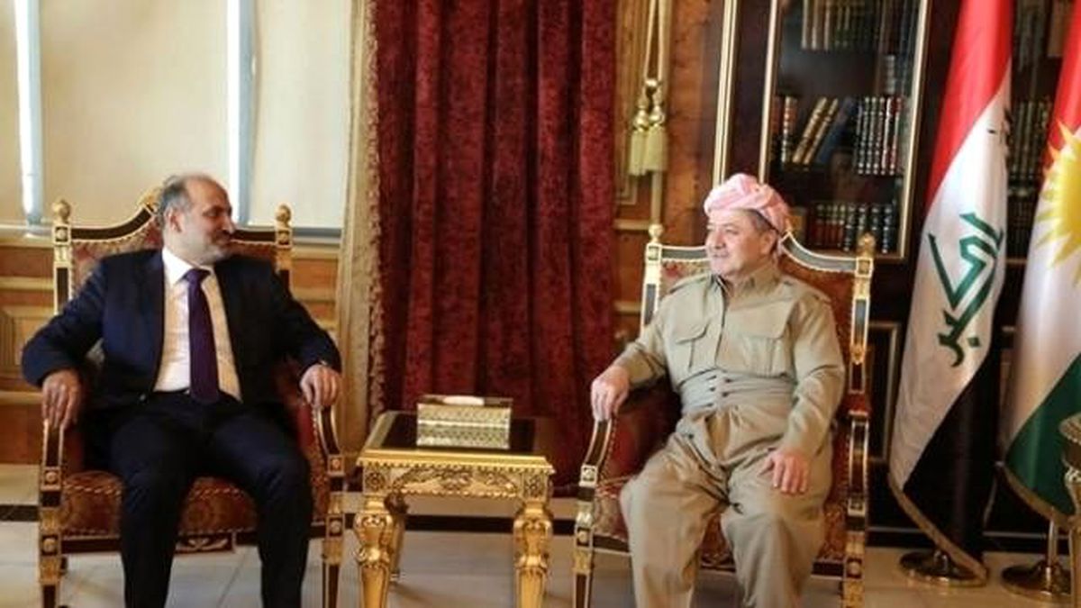 Barzani, SMDK Eski Başkanı Carba\'yı Kabul Etti