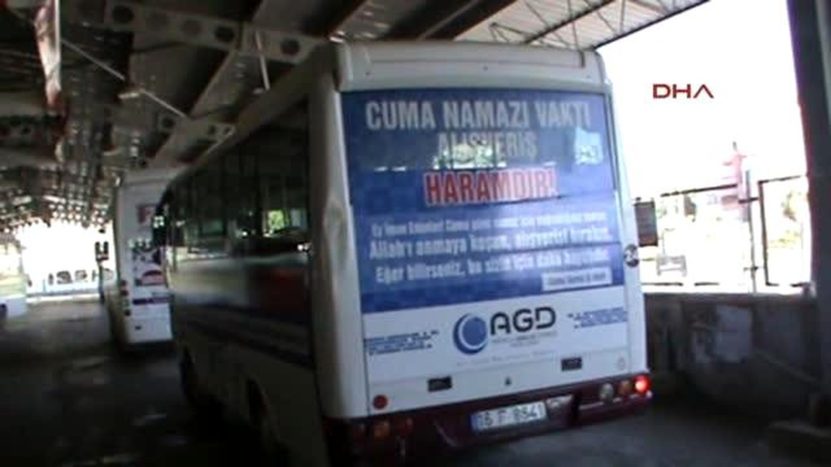 Bursa Anadolu Gençlik Derneği\'nden Ayetli ?cuma Uyarısı