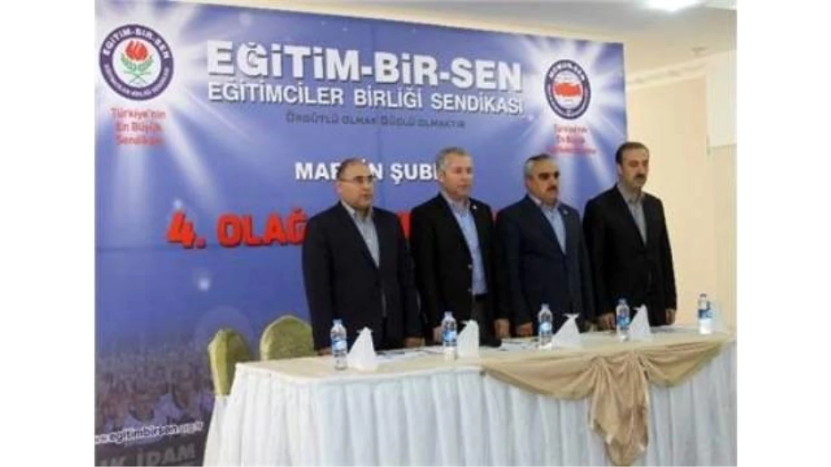 Mardin Eğitim Bir Sen\'in 4. Olağan Genel Kurulu Yapıldı