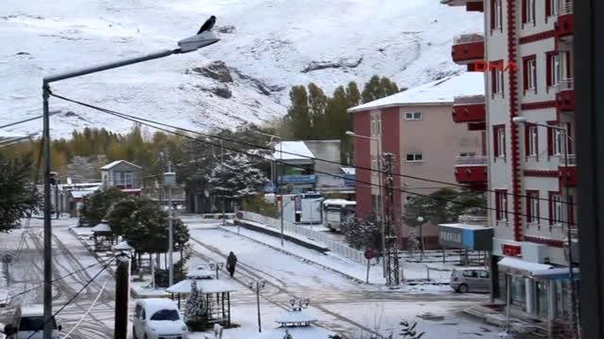 Van Muradiye Beyaza Büründü