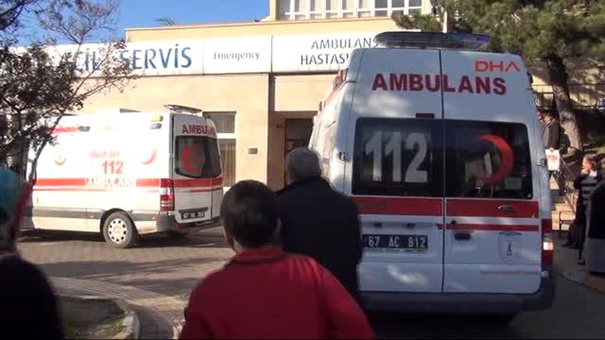 Zonguldak\'ta Ambulansın Çarptığı Kadın Hafif Yaralandı