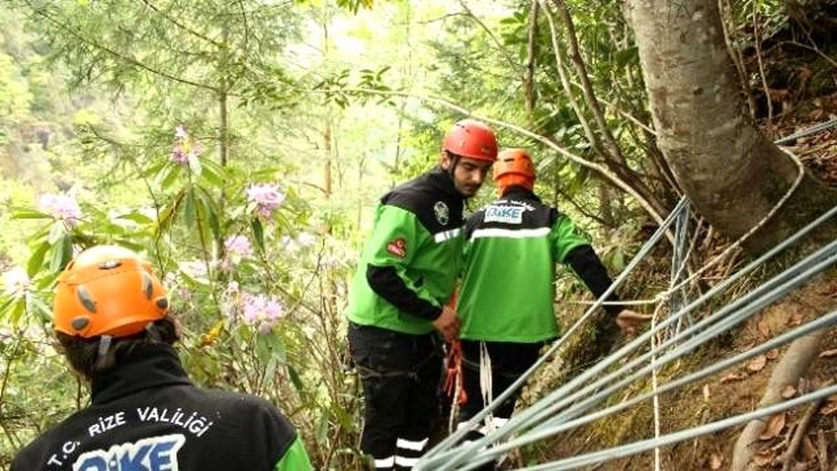 Rize\'de Kurtarma Çalışmaları…