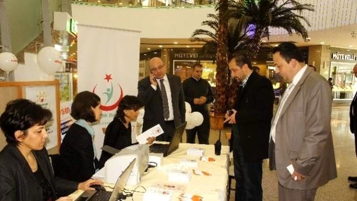 Barutçuoğlu Avm\'de Organ Bağışı İçin Stant Kuruldu