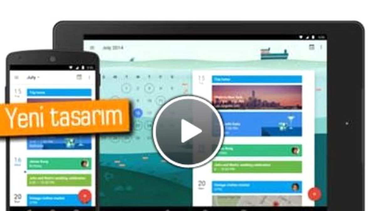 Google\'ın Takvim Uygulaması Yenilendi
