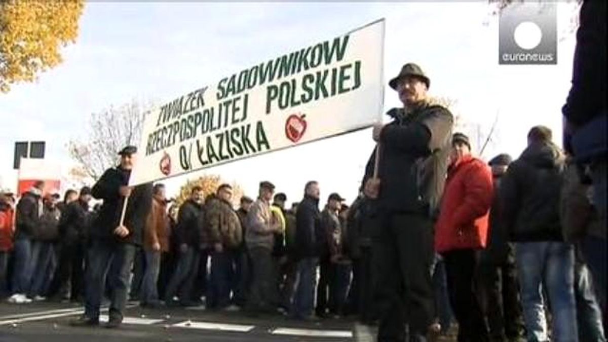 Rus Ambargosu Polonyalı Çiftçileri Sokağa Döktü