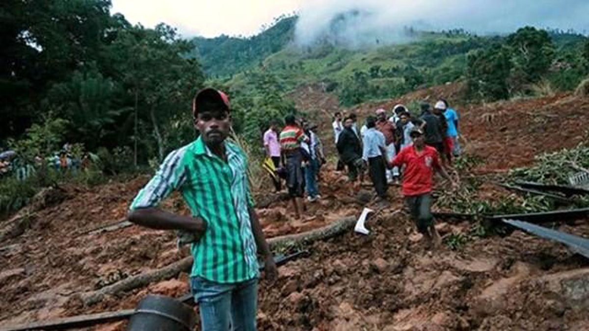Sri Lanka\'da Toprak Kayması