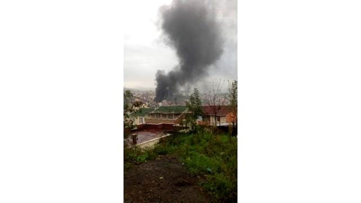 Trabzon\'da Korkutan Yangın