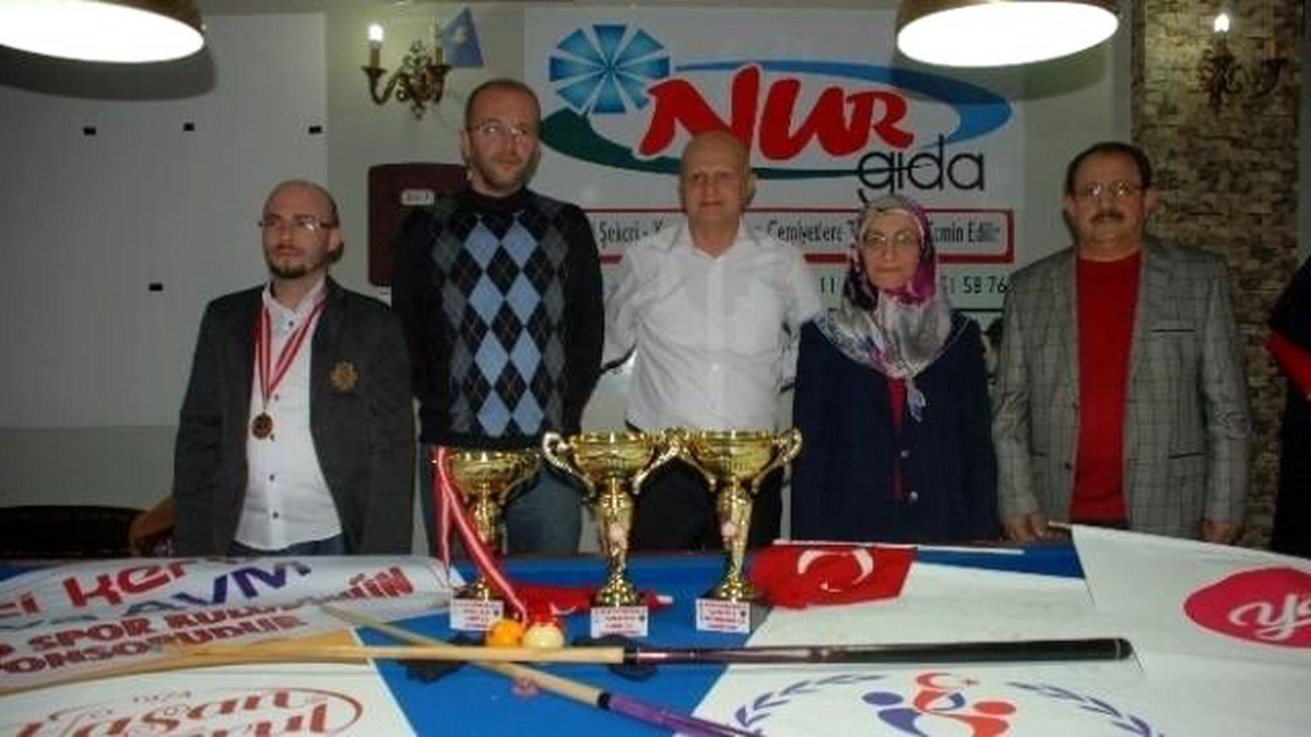 Bilardoda Kaymakamlık Kupası Tamamlandı