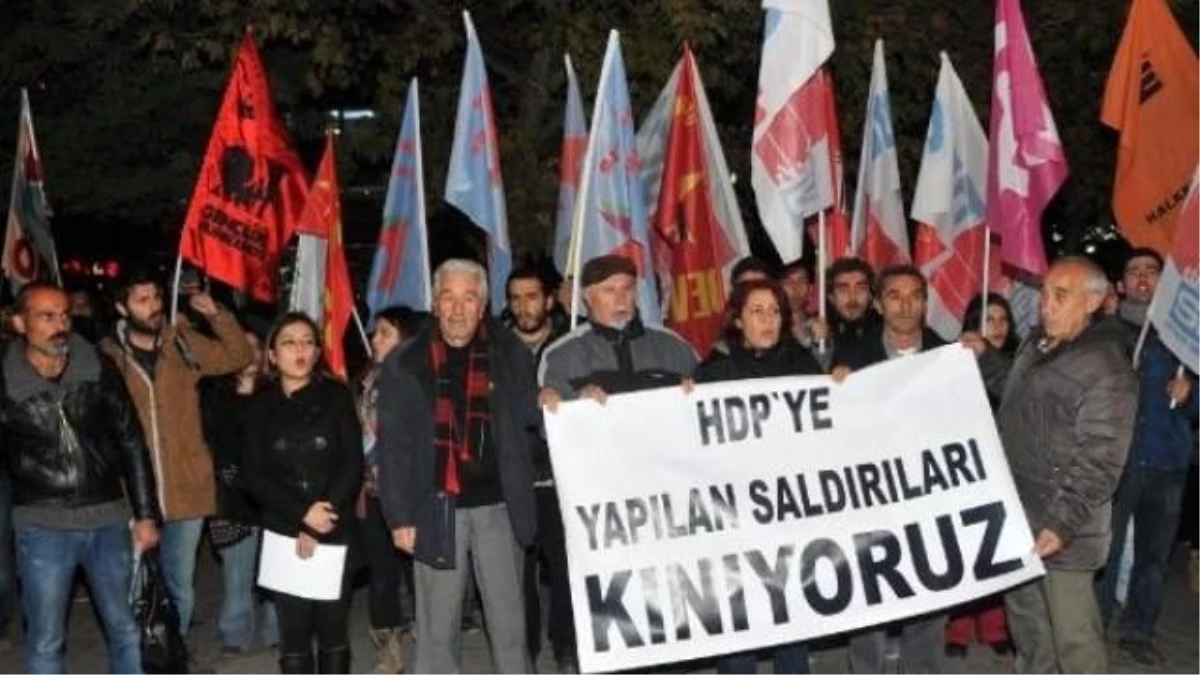 HDP\'ye Yapılan Saldırı Eskişehir\'de Kınandı