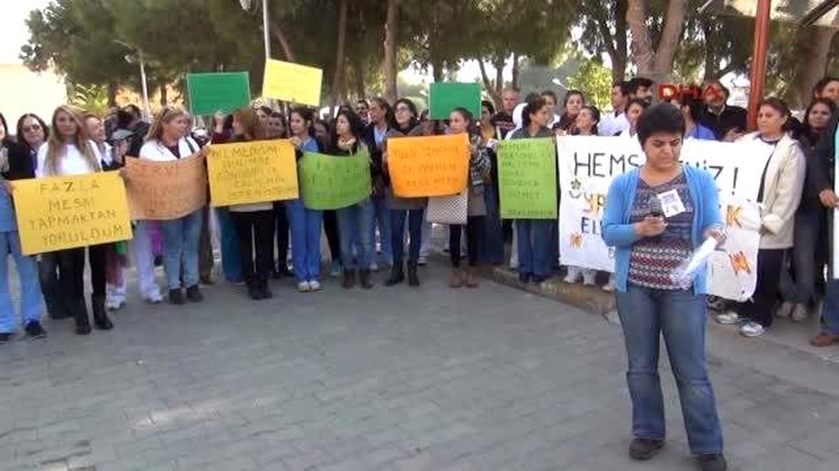 İzmir Hemşirelerden Çalışma Koşullarına İsyan