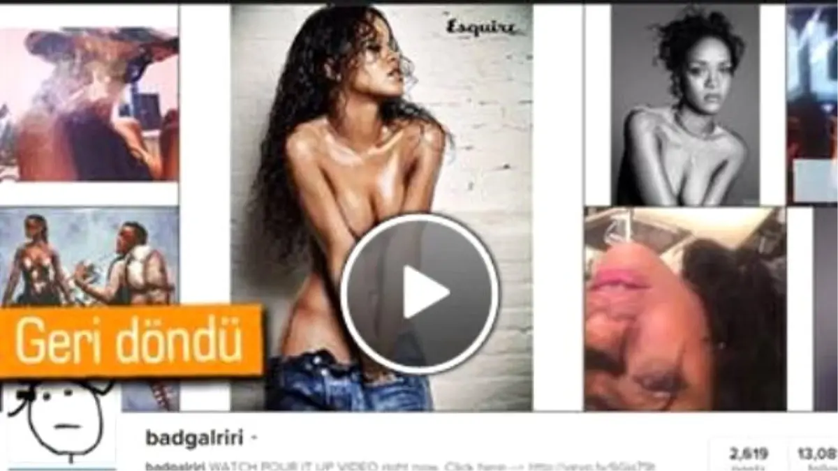 Rihanna Yeniden Instagram\'da