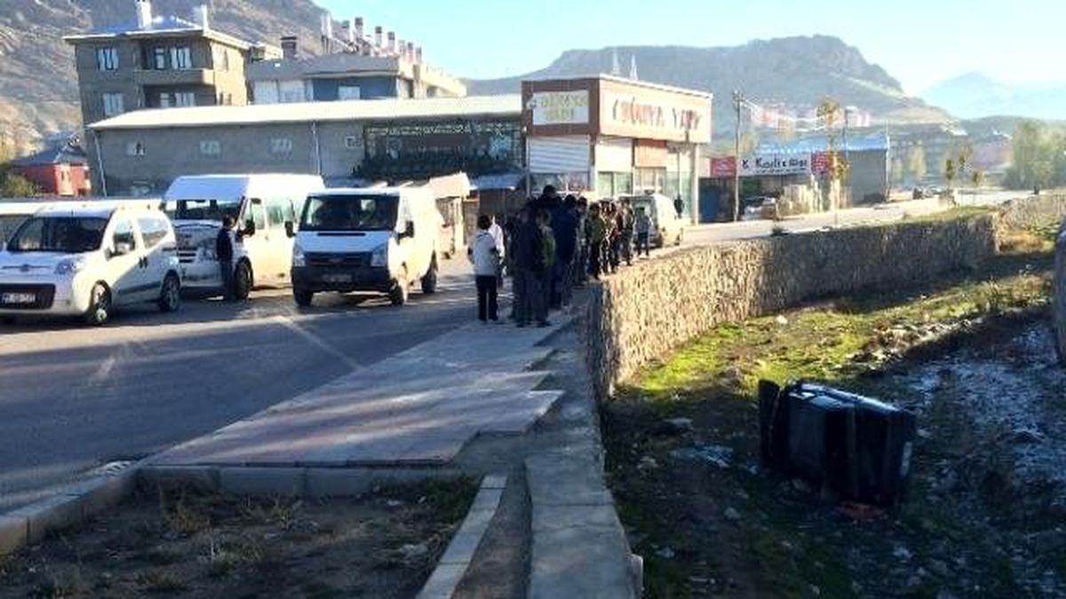 Van\'da Trafik Kazası: 1 Yaralı