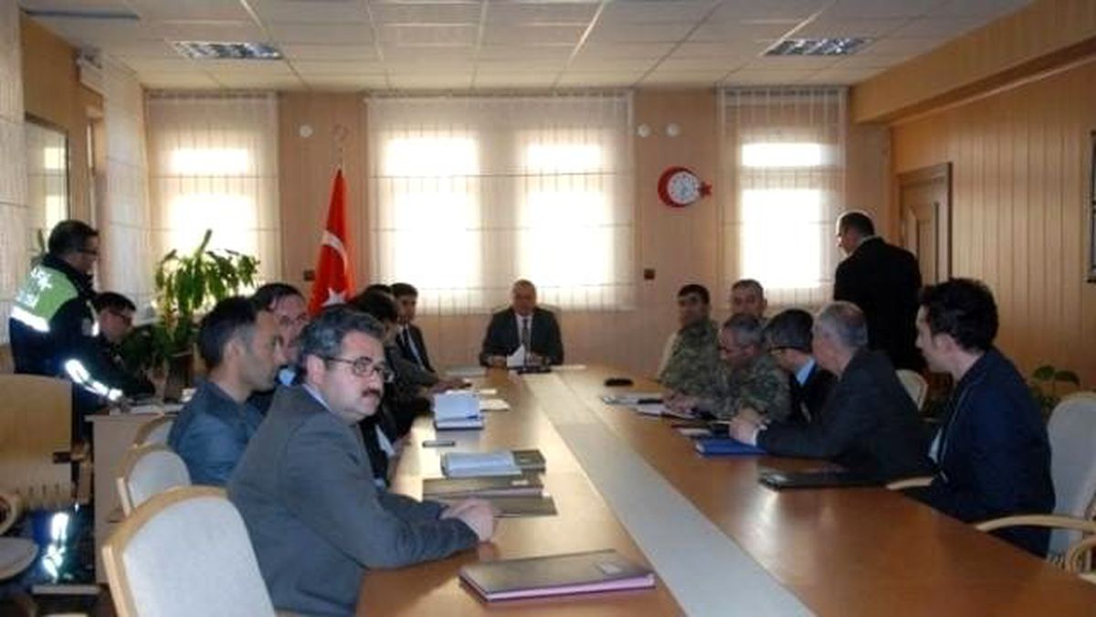 Kış Mevsiminde Alınacak Trafik Tedbirleri, Yapılan Toplantıda Değerlendirildi