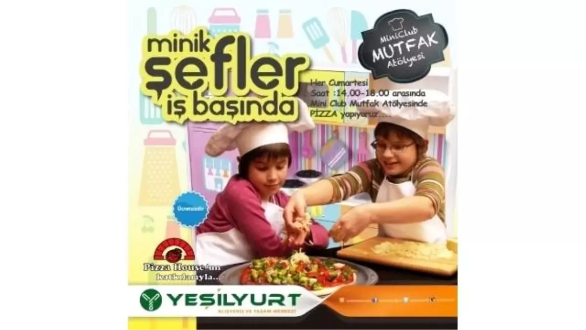 Yeşilyurt Avm Mini Club\'ta Kasım Ayı Mutfak Atölyesi