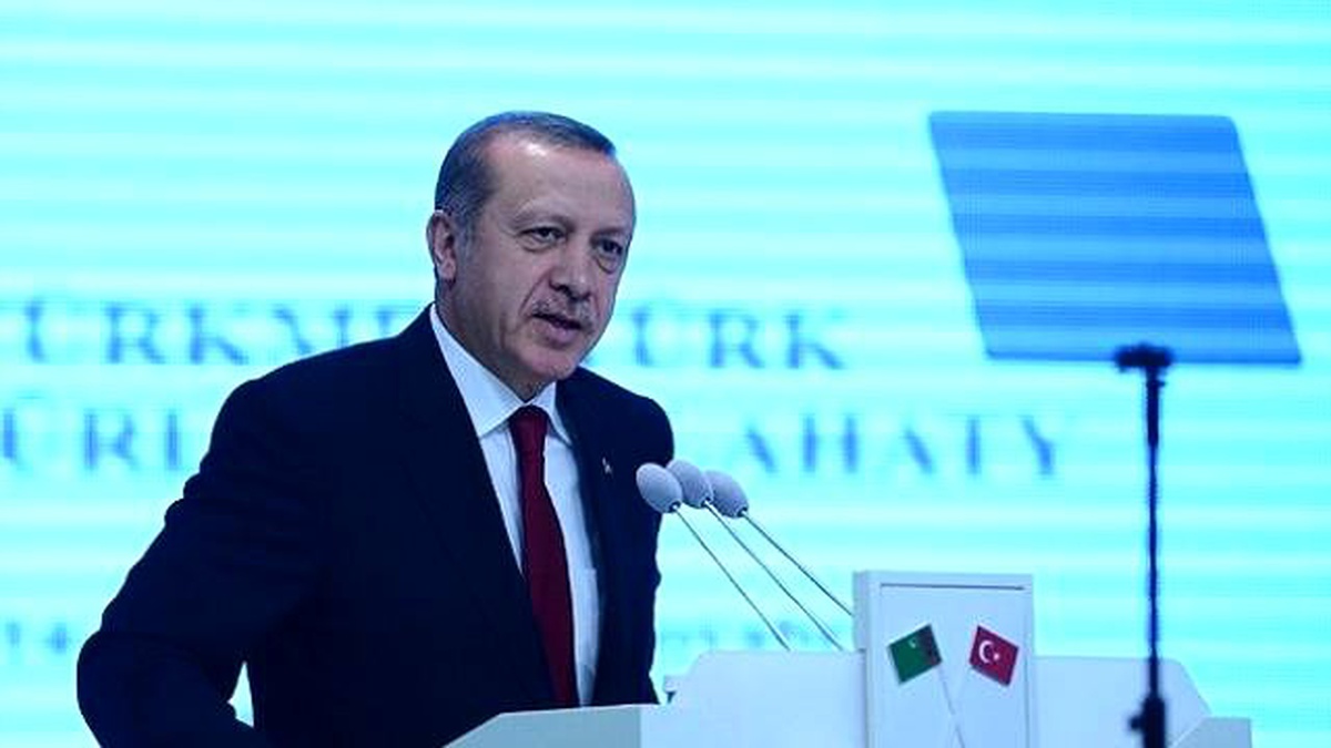 Erdoğan Türkmenistan\'da İş Forumu\'nda Konuştu
