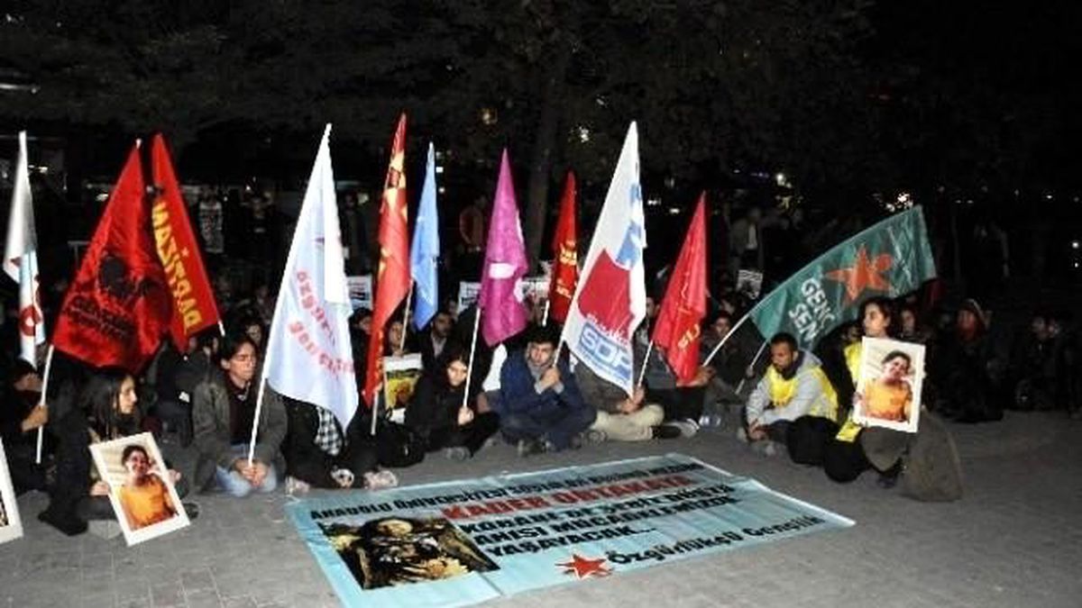 Eskişehir\'de Kader Ortakaya Eylemi