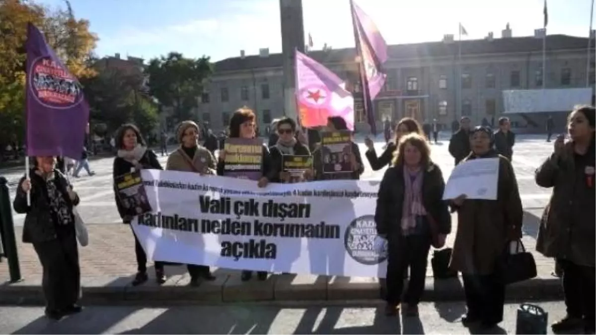 Eskişehir Valisi Tuna\'ya Kadınlardan Protesto