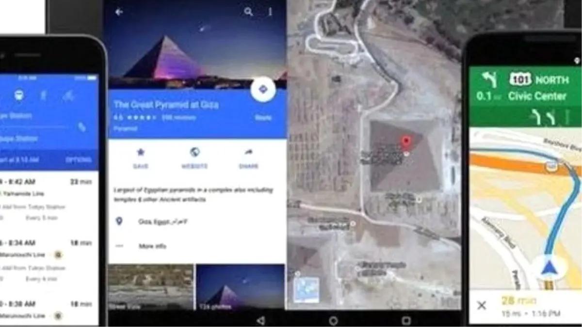 İşte Yeni Google Maps!