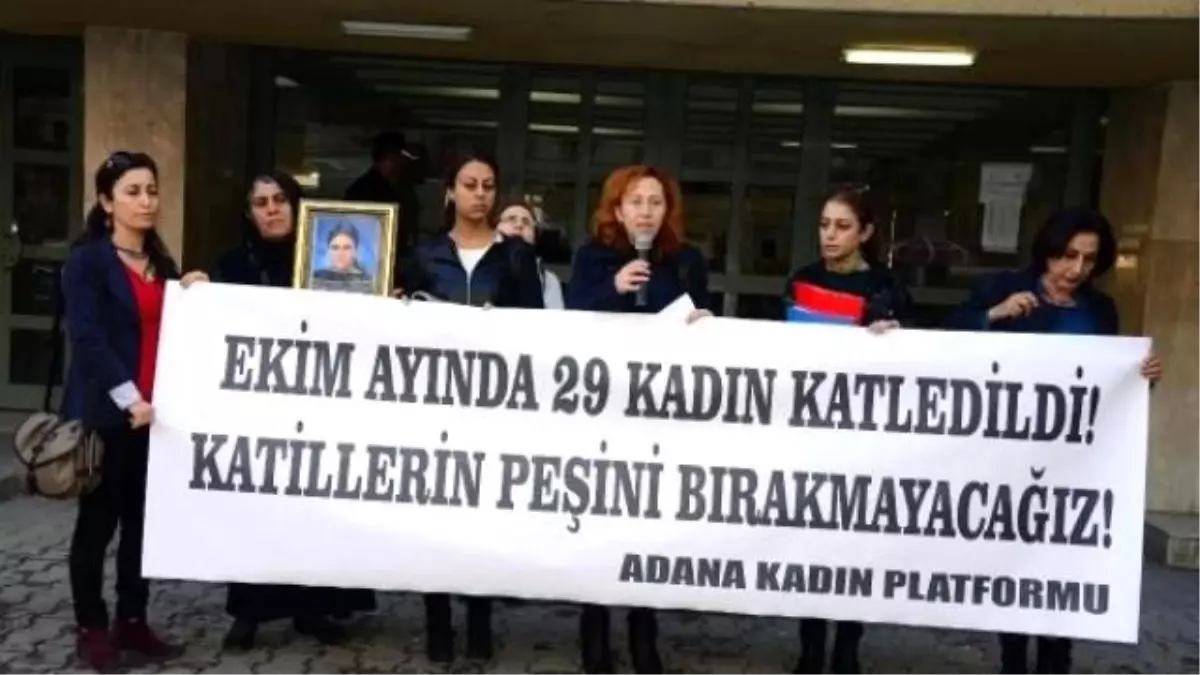 Kadın Cinayetine Adliye Önünde Protesto