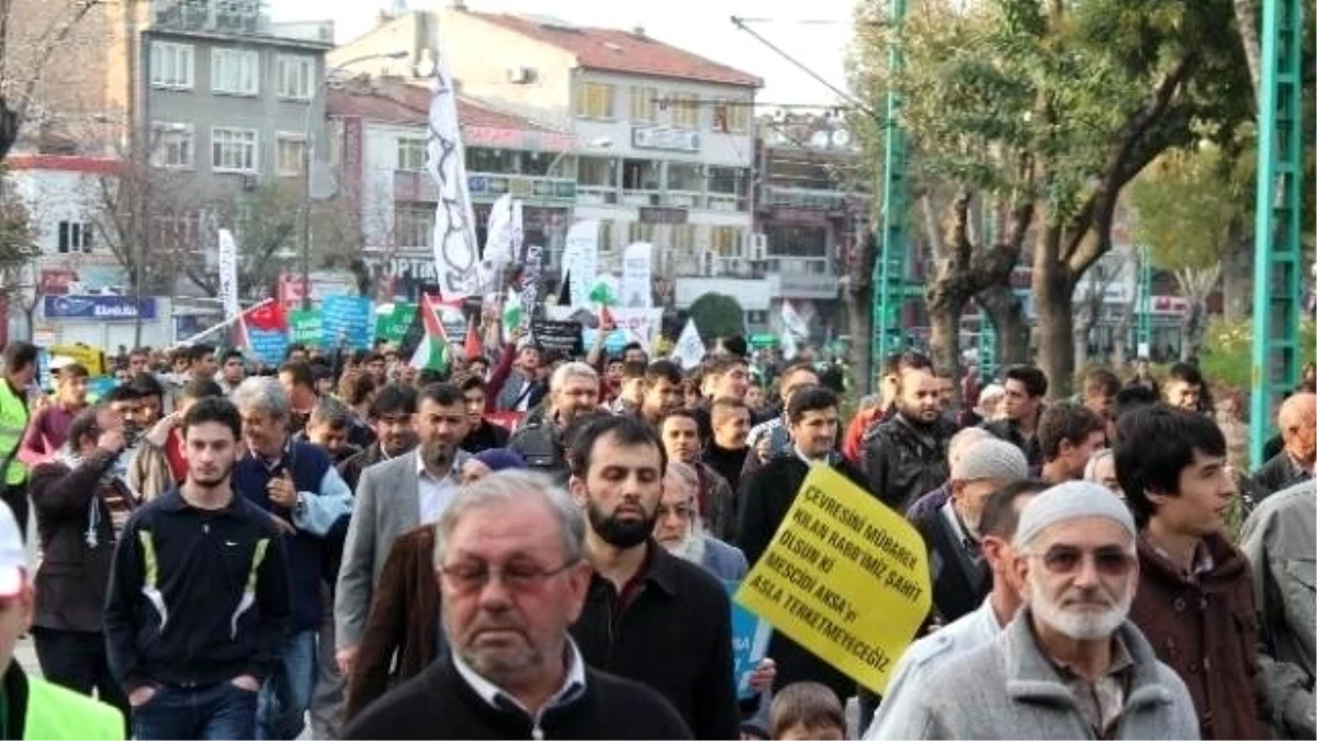 Konya\'da İsrail Protestosu