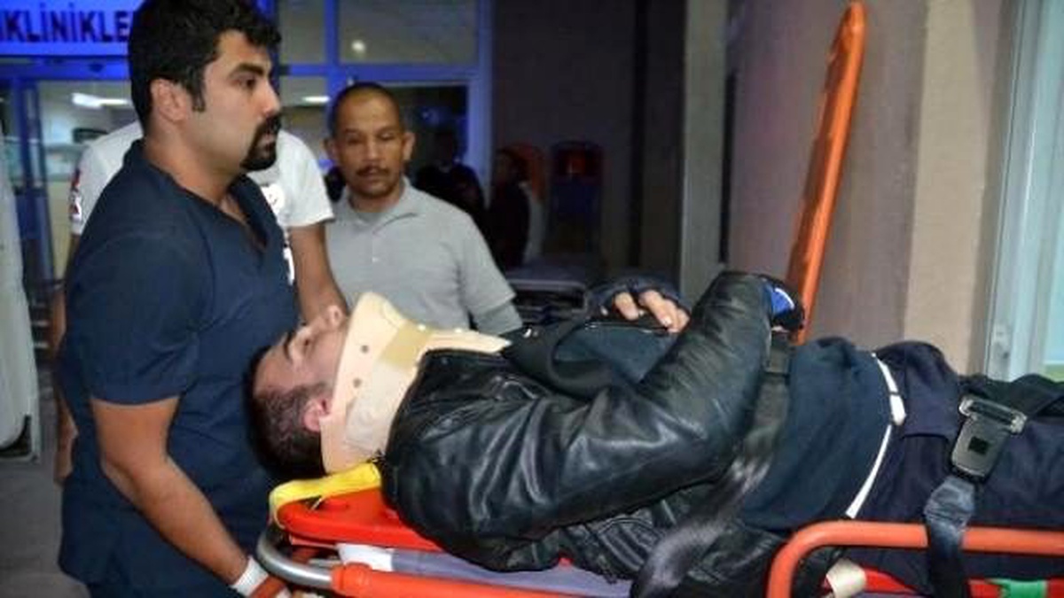 Ortaca\'da Motosikletten Düşen Sürücü Yaralandı