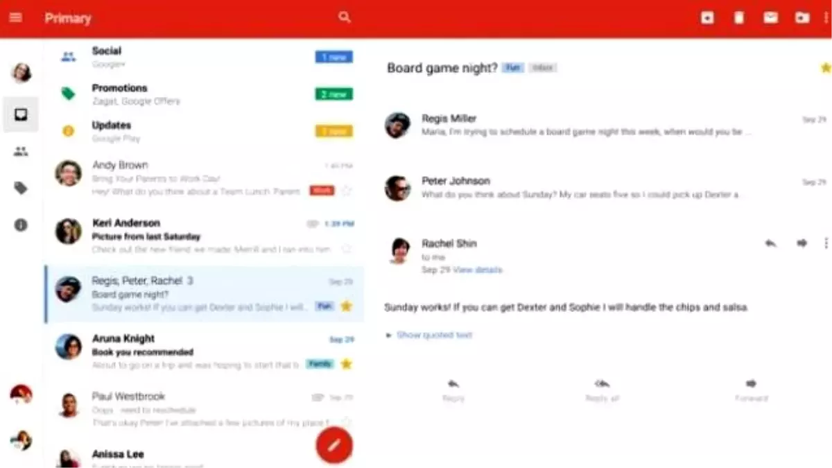 Gmail\'in Arayüzü Güncellendi