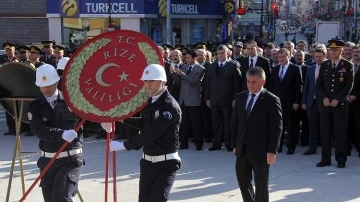 Atatürk Ölümünün 76. Yıl Dönümünde Rize\'de de Anıldı