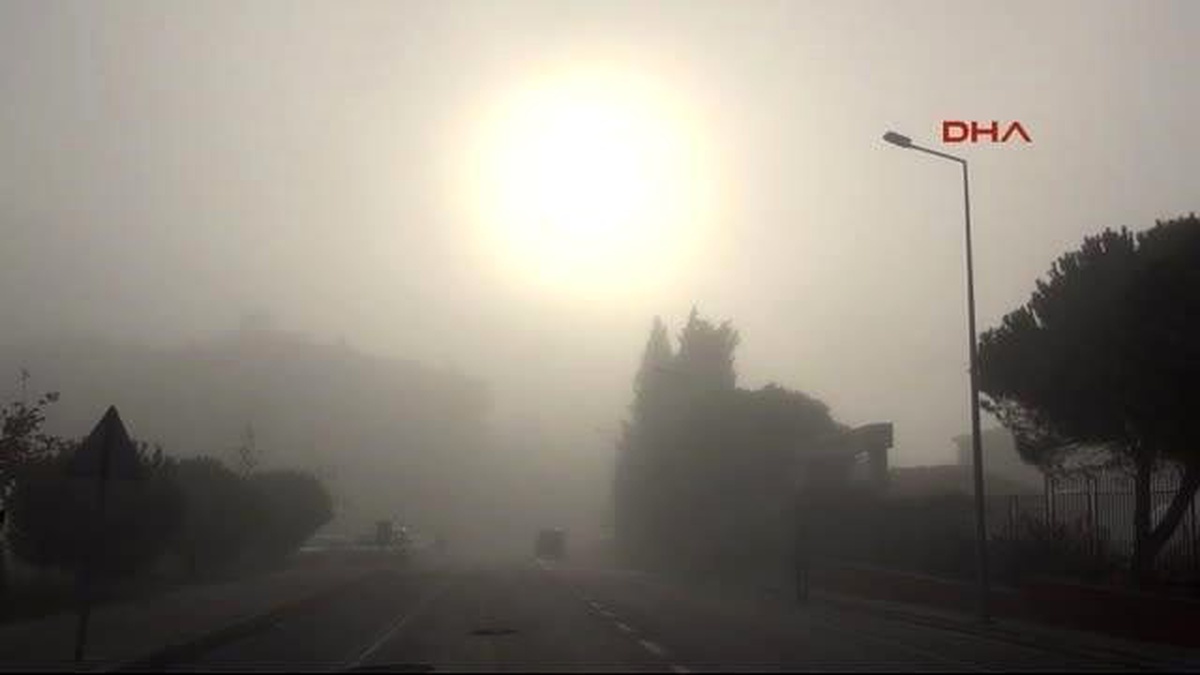 Çanakkale Sis, Çanakkale Boğazı\'nı Kapattı