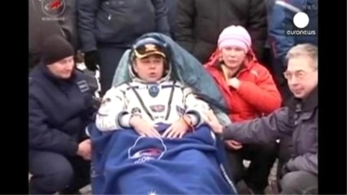 Uluslararası Uzay İstasyonu Personelini Taşıyan Soyuz Kapsülü Dünya\'ya Döndü