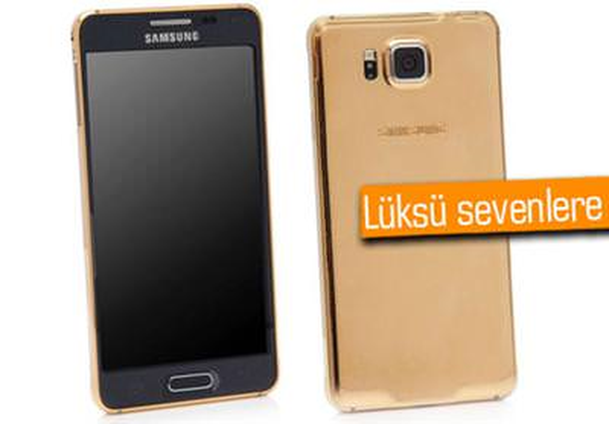 Bu da 24k Altın Kaplamalı Galaxy Alpha