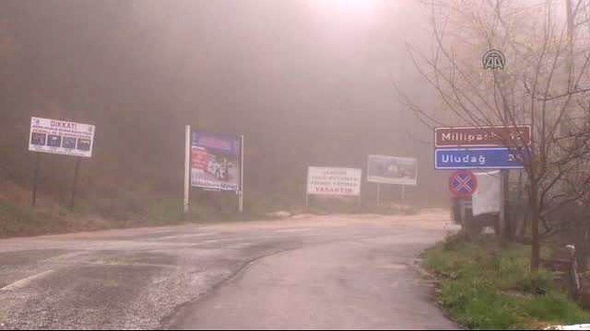 Bursa\'da Yoğun Sis