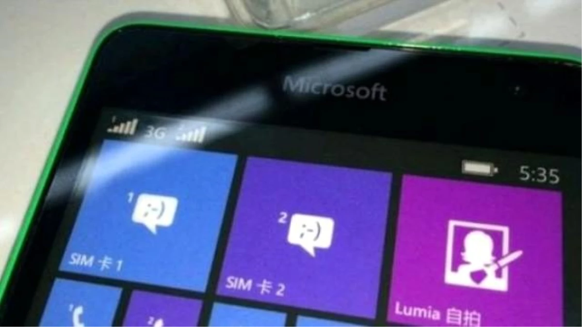 İşte İlk Microsoft Lumia!