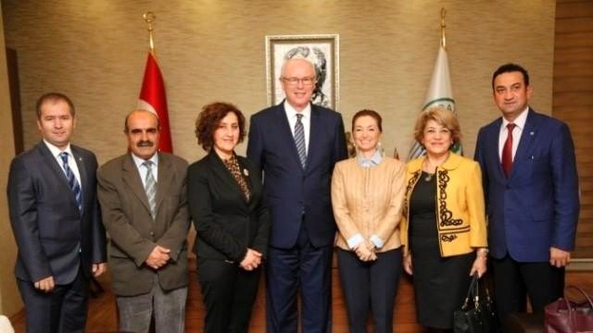 Kent Konseyi\'nden Başkan Kurt\'a Ziyaret