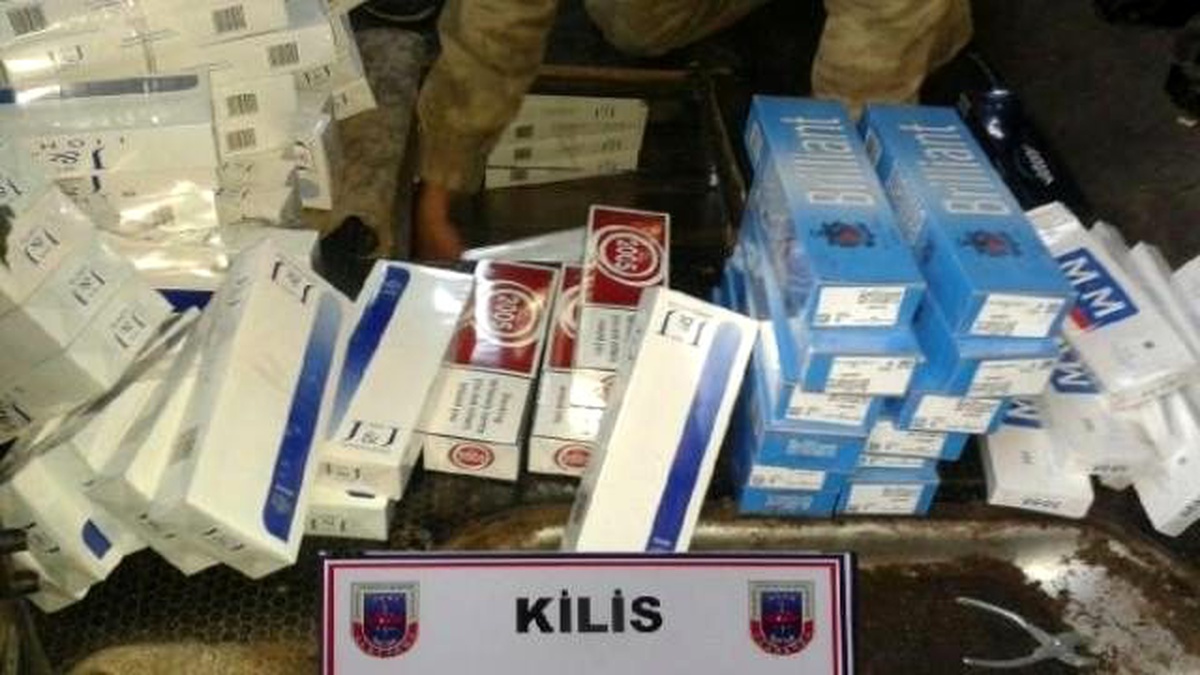Kilis\'te Kaçakçılık Operasyonu 7 Gözaltı