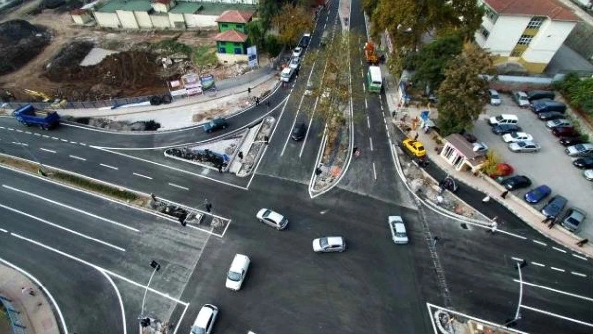 Santral Kavşağında Asfalt Çalışması Yapıldı