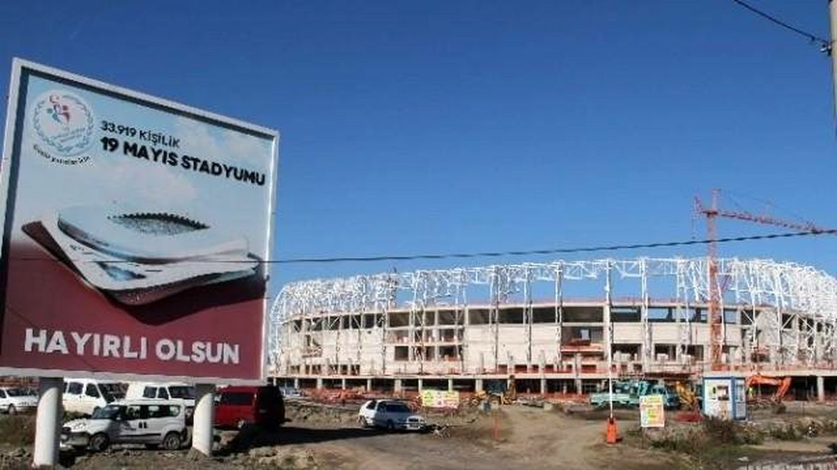 Stadyumun Yüzde 52\'si Tamam