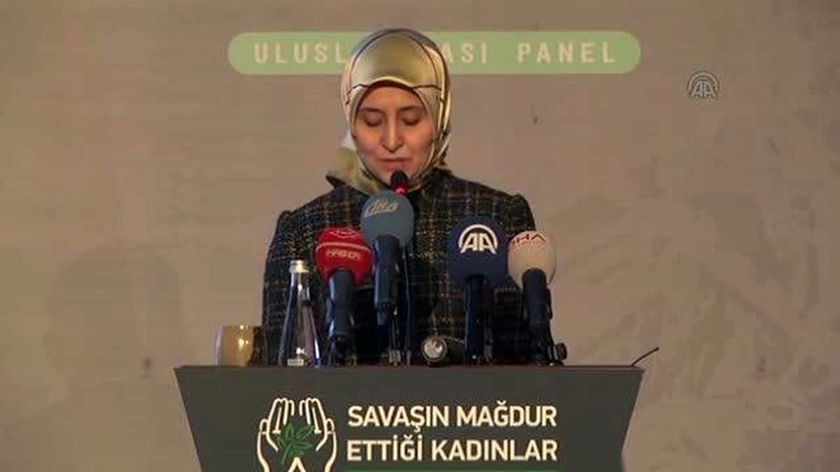Tekrar) "Savaşın Mağdur Ettiği Kadınlar Paneli" - Sare Davutoğlu (2)