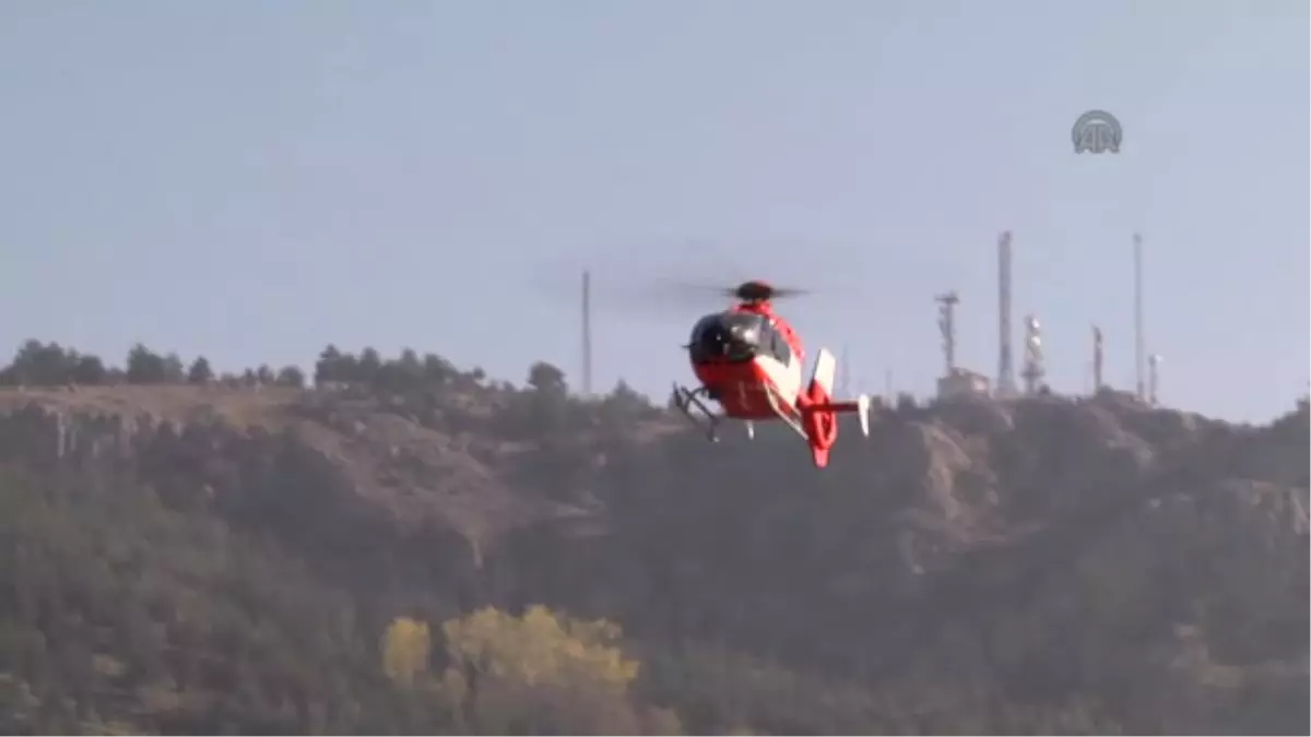 Tokat\'ta Ambulans Helikopter 10 Günlük Bebek İçin Havalandı