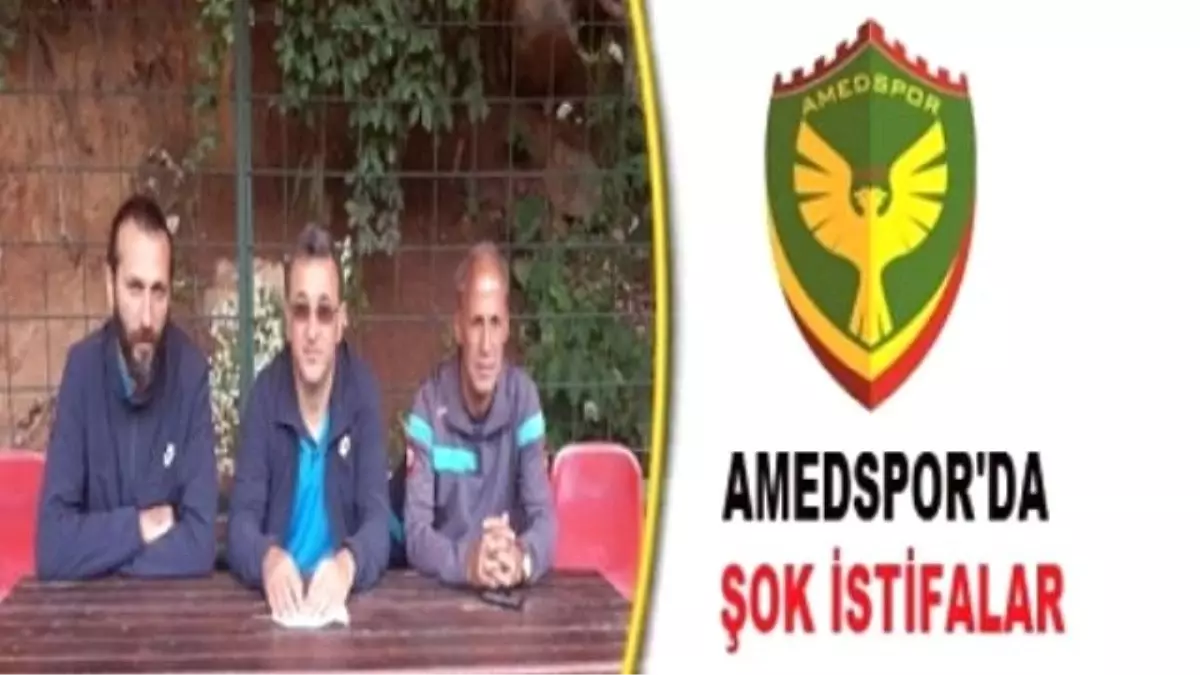 Amedspor\'da 3 İstifa