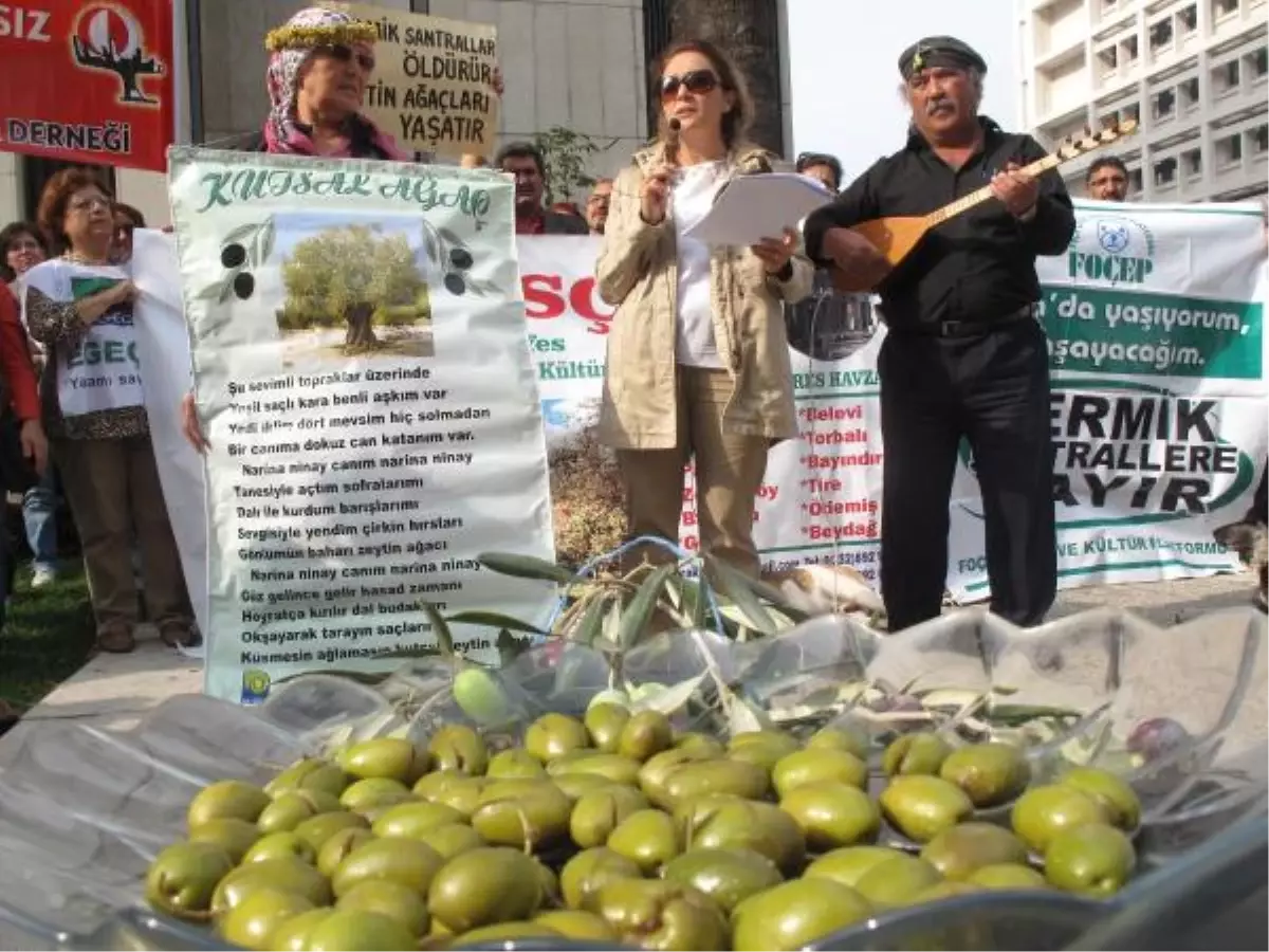 İzmir\'de Sazlı Sözlü Yırca Protestosu