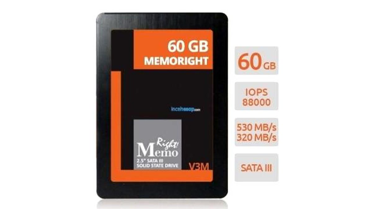 Memoright 60 Gb V3m Sata3 Senkr Ssd (530/320)
