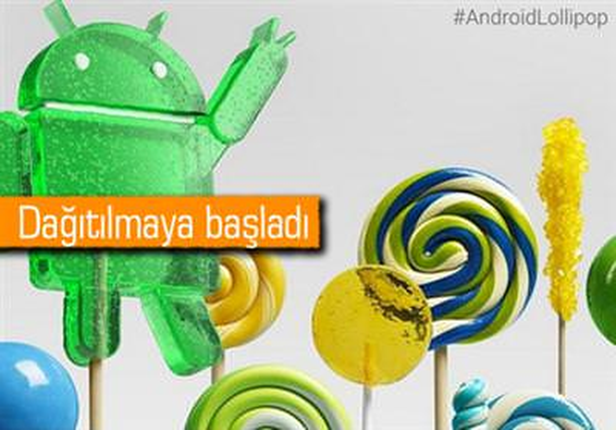 Nexus Cihazlara Android 5.0 Lollipop Güncellemesi Geldi