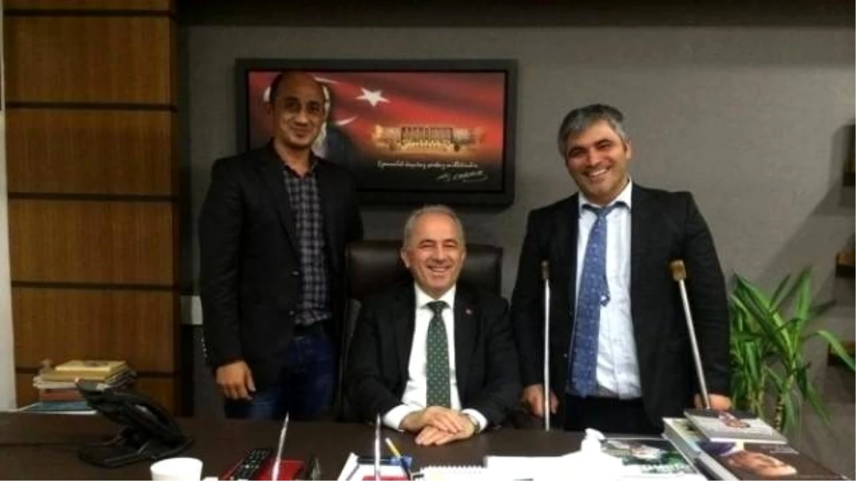 Yosk Başkanı Erkoç, Davutoğlu ve Coşkun\'la Görüştü