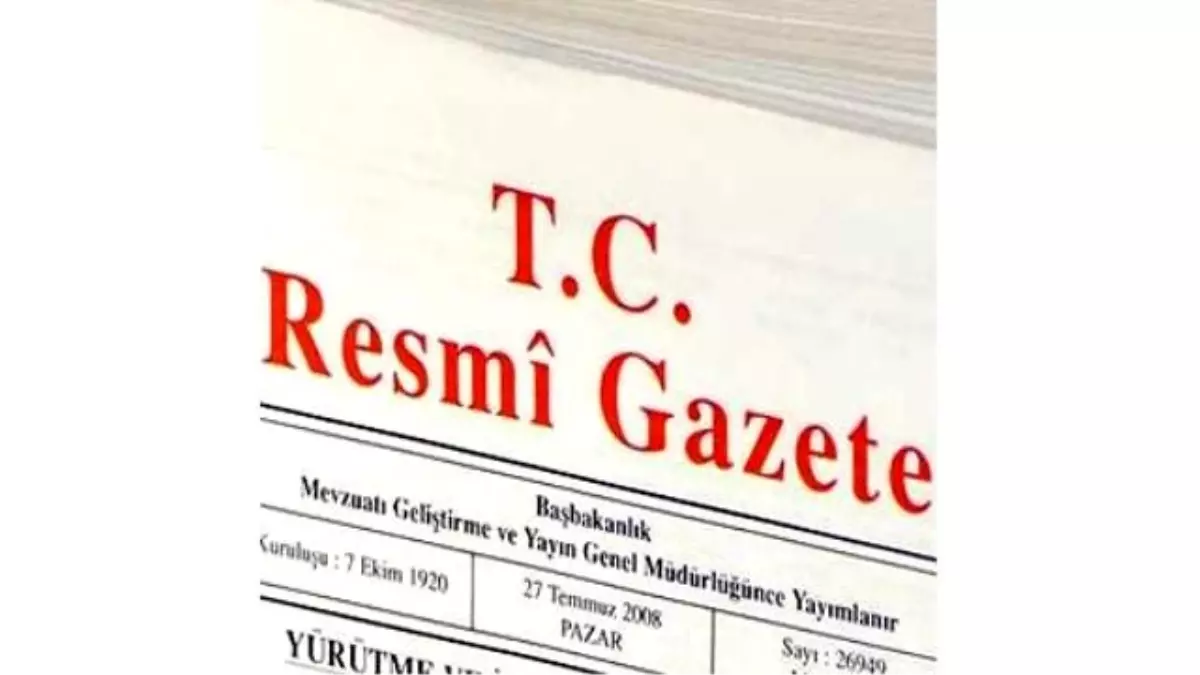 Yükseköğretim Personel Kanununda Değişiklik Yapılmasına Dair Kanun Resmi Gazete\'de Yayımlandı